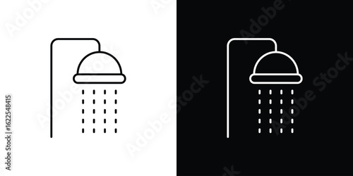 Shower icons pack suitable for web and infographics