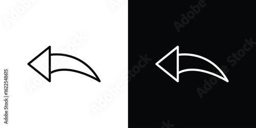 Send back icons pack suitable for web and infographics