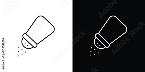 Salt shaker icons pack suitable for web and infographics