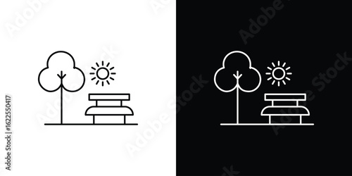 park icons pack suitable for web and infographics