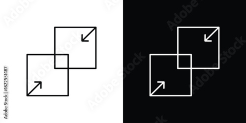 Merge icons pack suitable for web and infographics