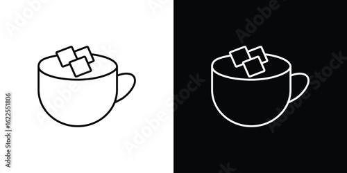 Marshmallows Mug icons pack suitable for web and infographics