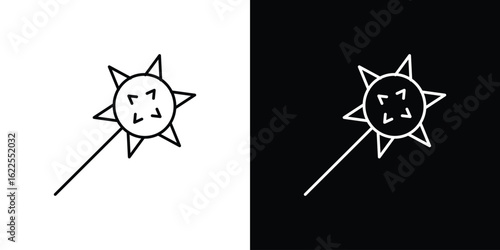 Mace icons pack suitable for web and infographics