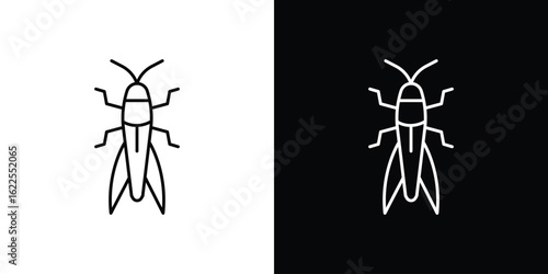 Locust icons pack suitable for web and infographics
