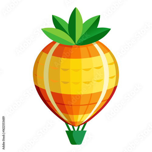 hot air balloon vector illustration
