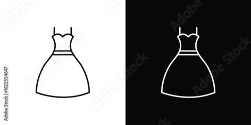 Dress icons pack suitable for web and infographics