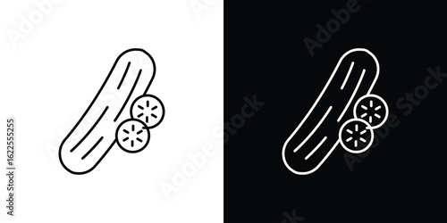 Cucumber icons pack suitable for web and infographics