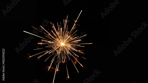 Wallpaper Mural Glowing firework sparklers captured closely with a dark background Torontodigital.ca