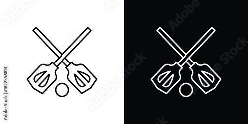 Broom-ball icons pack suitable for web and infographics