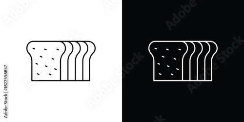 Bread loaf icons pack suitable for web and infographics