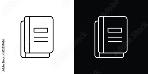 Book copy icons pack suitable for web and infographics