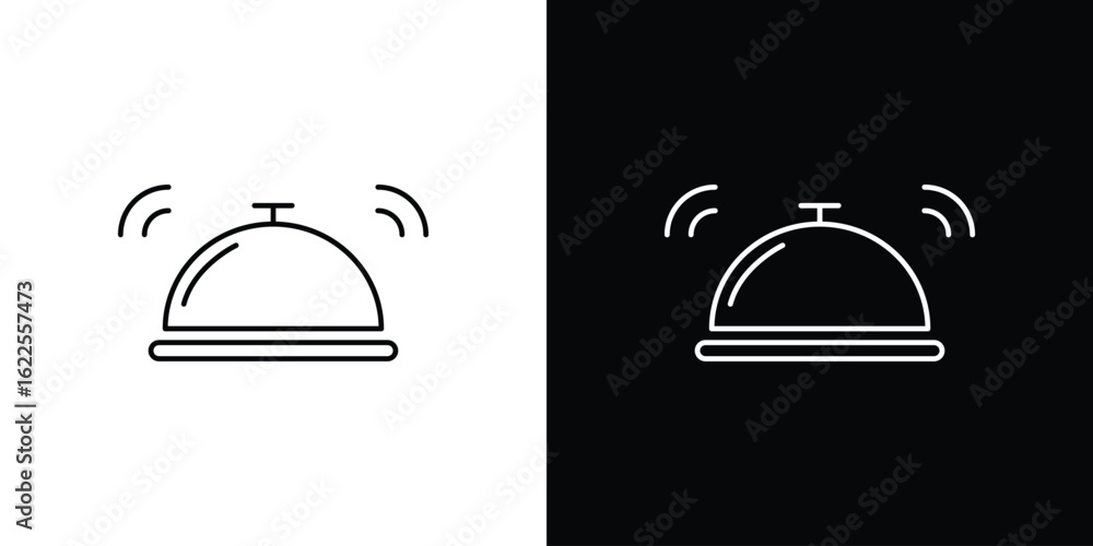 Fototapeta premium Bell concierge icons pack suitable for web and infographics
