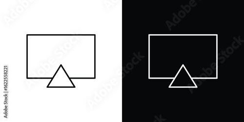 Airplay icons pack suitable for web and infographics