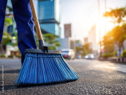 Wallpaper Mural City street sweeper at work Torontodigital.ca