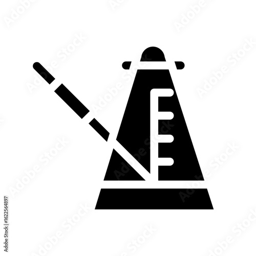 metronome glyph icon