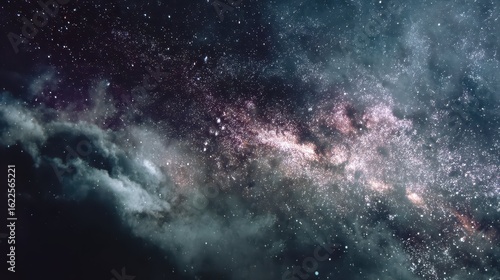 Wallpaper Mural Moody Cosmic Background with Faint Galaxies and Starry Skies Torontodigital.ca