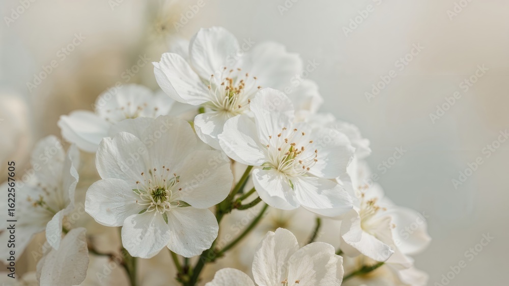 Blurred floral background showcasing detailed spring blossoms Blurred floral background showcasing detailed spring blossoms