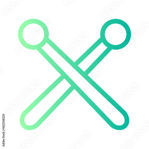 drumsticks gradient icon