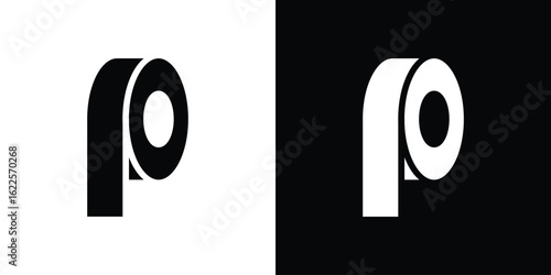 Tape icon silhouette collection in black and white flat solid versions for graphic designs