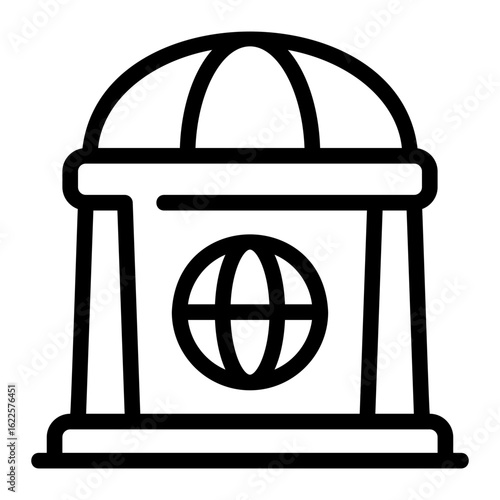 embassy line icon