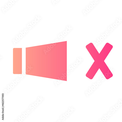 silent gradient icon