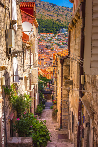 Fototapeta Naklejka Na Ścianę i Meble -  Old town of Dubrovnik in Adriatic sea, Dalmatia, Croatia, Europe 