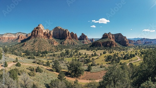 A well-known park featuring outstanding paths for climbing and hiking.
