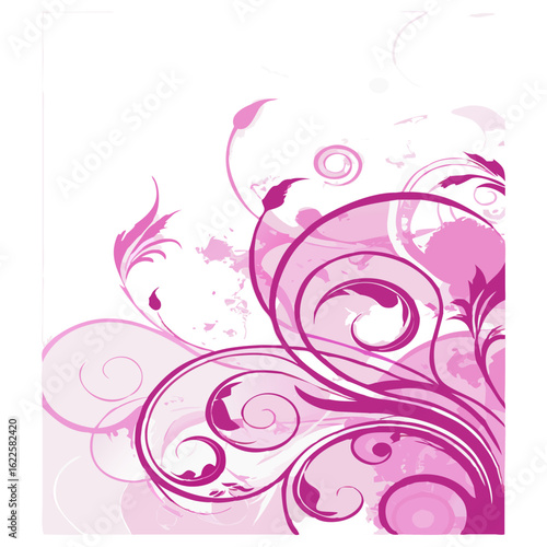 Abstract Elegant Floral Designs 