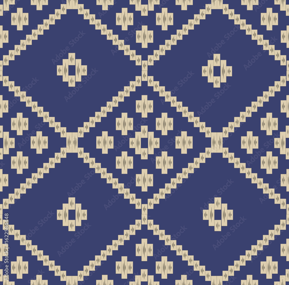 Obraz premium seamless knitted pattern