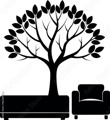 Ancestry Inspired Living Room Wall Tree