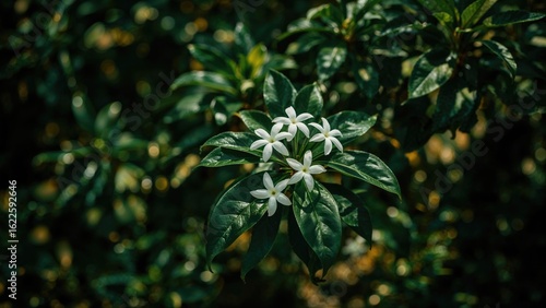 Wallpaper Mural Jasminum sambac, a jasmine variety, thrives in tropical Asian climates. Torontodigital.ca