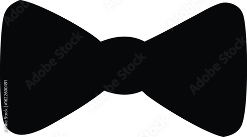 bow, tie Silhouette Vector Design