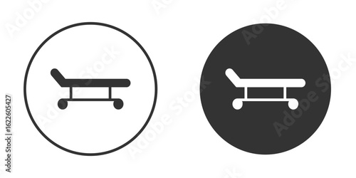 Stretcher icon in glyph style for web Design. UI UX icons