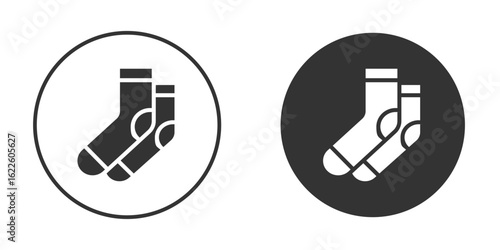 Socks icon in glyph style for web Design. UI UX icons