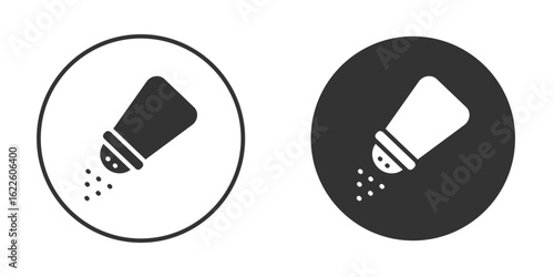 Salt shaker icon in glyph style for web Design. UI UX icons