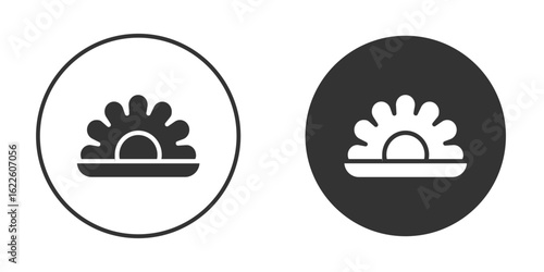 Pearl icon in glyph style for web Design. UI UX icons