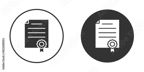 License icon in glyph style for web Design. UI UX icons