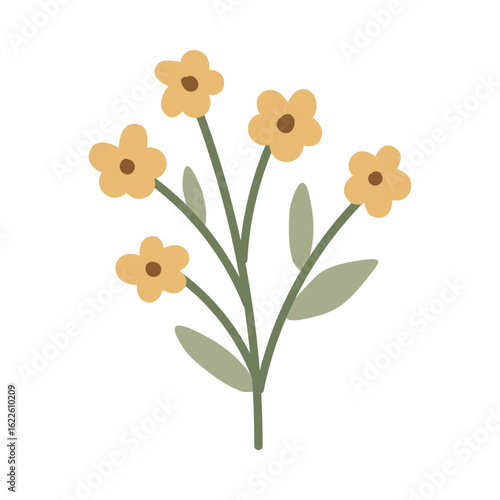 vector illustration of a flower
