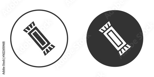 Candy-bar icon in glyph style for web Design. UI UX icons