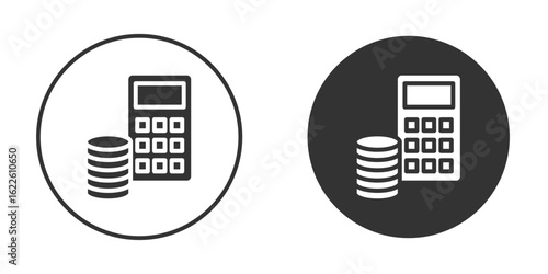 Budget icon in glyph style for web Design. UI UX icons