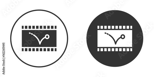 Animated icon in glyph style for web Design. UI UX icons