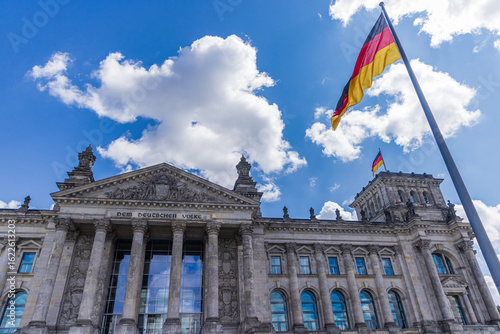 Canvas Print The Reichtstag Parliament building in Berlin, Germany