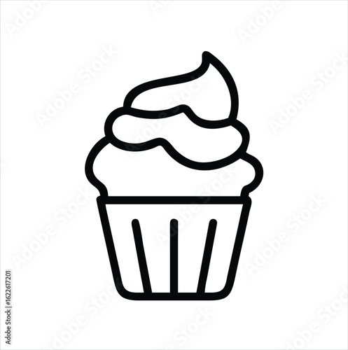  cake pastry bakery bred icon vector