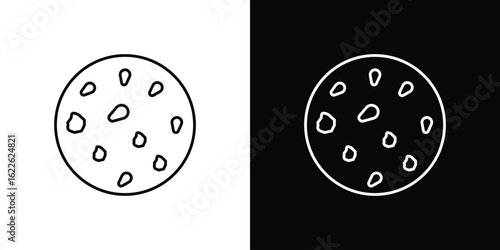 Thalassaemia icon vector logo outline. thin line symbols