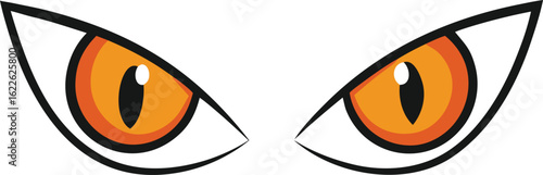 ghoul eyes on transparent background