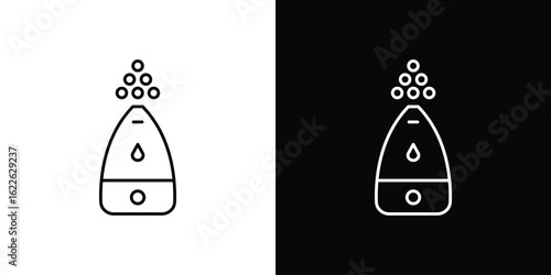 Humidifier icon vector logo outline. thin line symbols