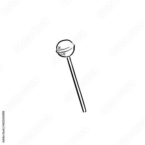 A sweet lollipop illustration. Sweet treat illustration.