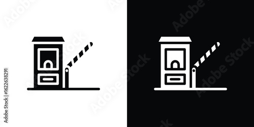 Toll road icon set Vector Design for mobile concept and web design.