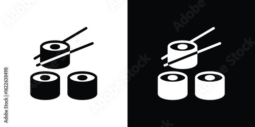 Sushi icon set Vector Design for mobile concept and web design.
