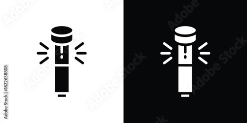 Solar Garden Light lamp icon set Vector Design for mobile concept and web design.